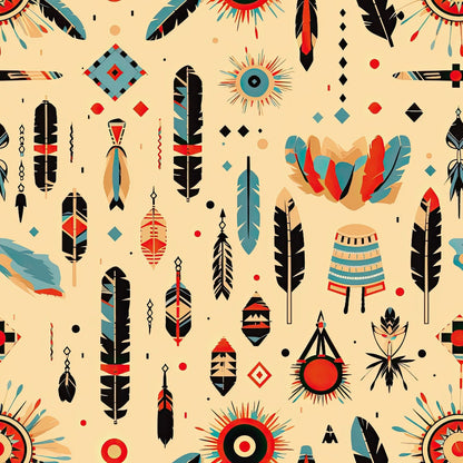 Painted Plains Pattern 10 Minky Fabric