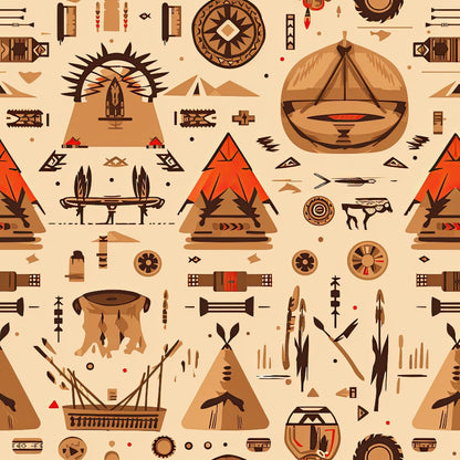 Painted Plains Pattern 11 Minky Fabric