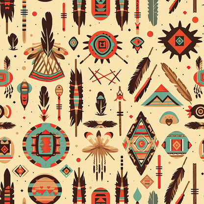 Painted Plains Pattern 12 Minky Fabric