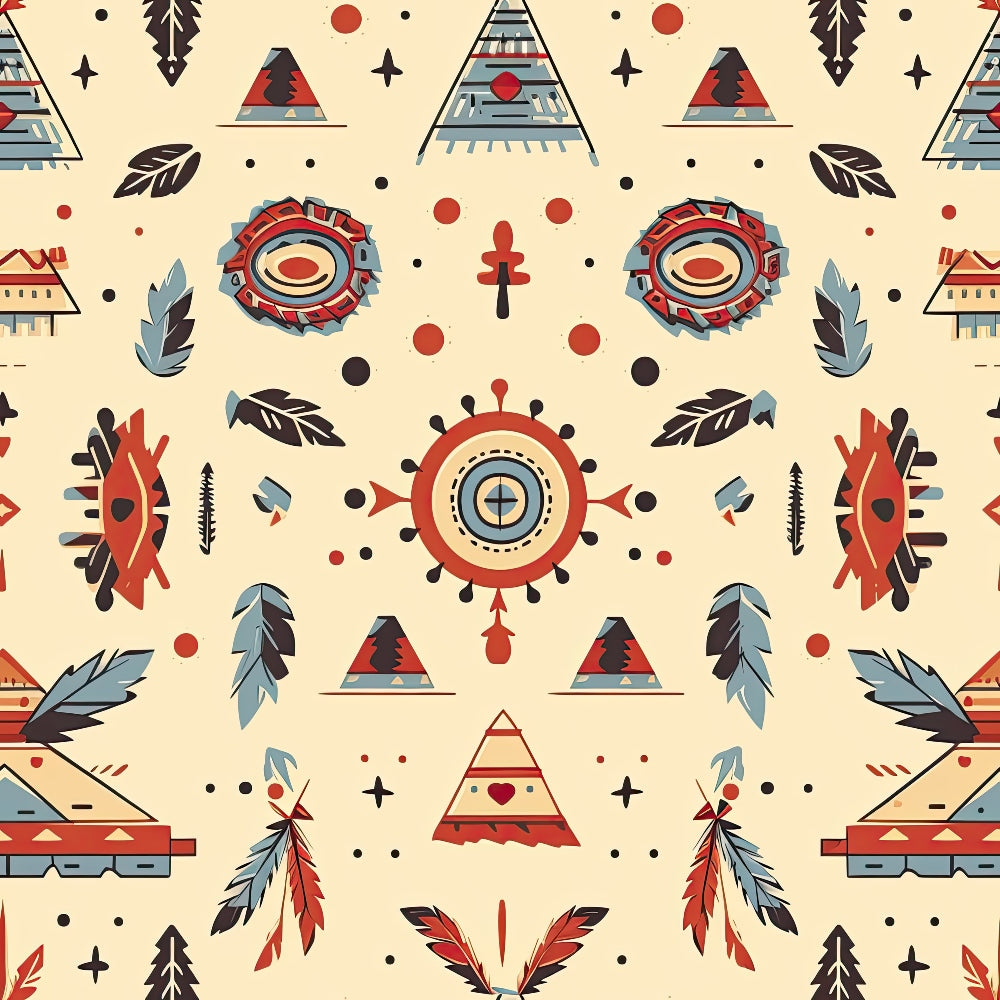 Painted Plains Pattern 6 Minky Fabric