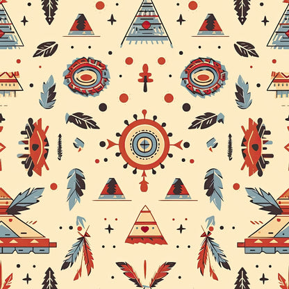 Painted Plains Pattern 6 Minky Fabric