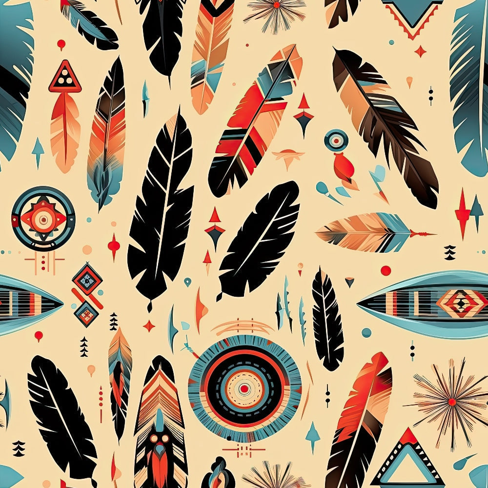 Painted Plains Pattern 7 Minky Fabric