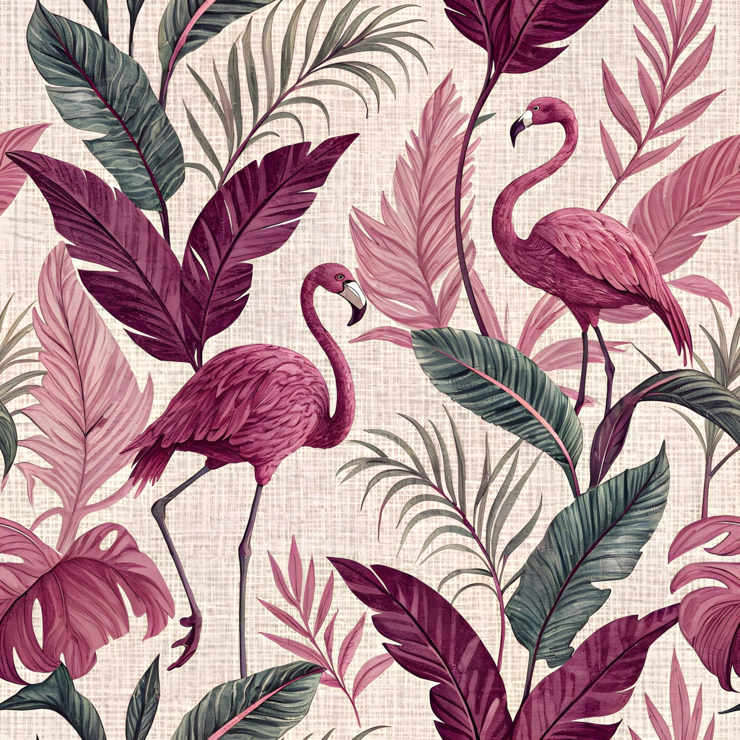 Nature Linen Pattern 4 Quilting Cotton Fabric