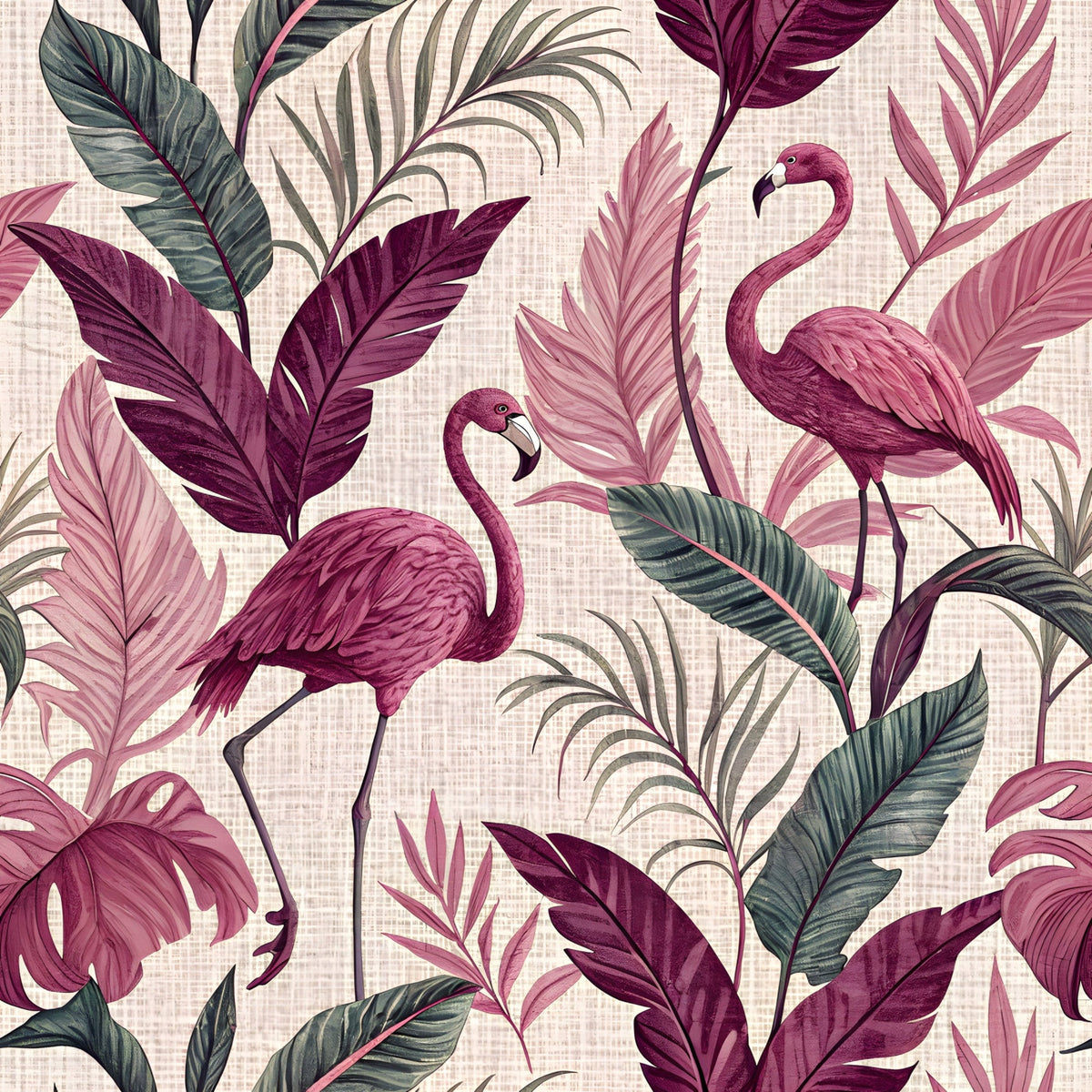 Etched Garden Toile Pattern 4 Minky Fabric