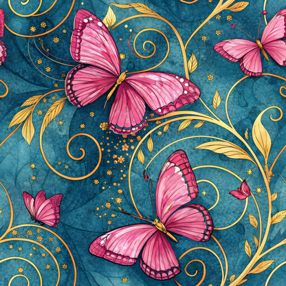 Etched Garden Toile Pattern 7 Minky Fabric