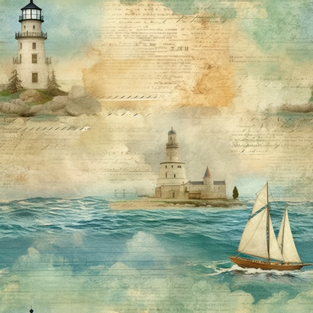 Vintage Voyage Pattern 12 Minky Fabric
