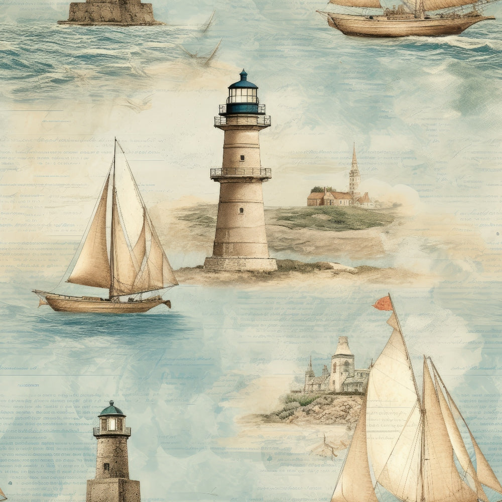 Vintage Voyage Pattern 5 Minky Fabric