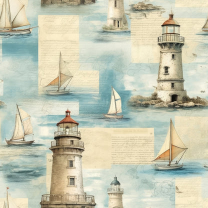 Vintage Voyage Pattern 8 Minky Fabric