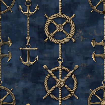 Nautical Exploration Pattern 33 Quilting Cotton Fabric