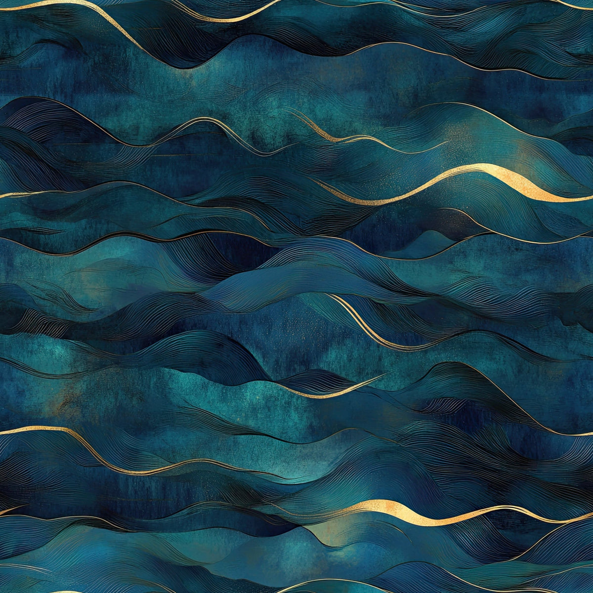 Gilded Depths Pattern 34 Minky Fabric