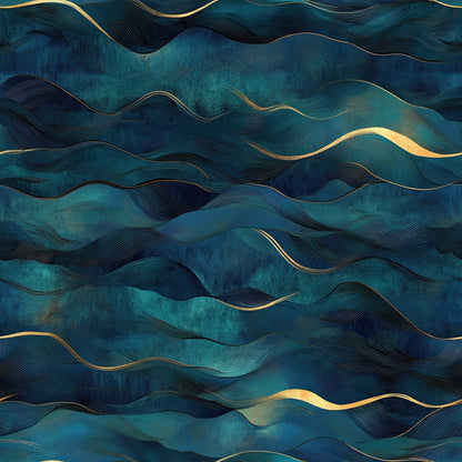 Gilded Depths Pattern 34 Minky Fabric