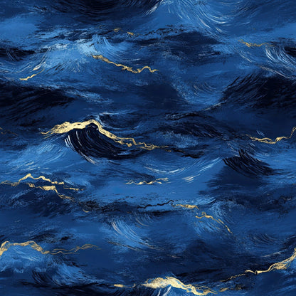 Gilded Depths Pattern 39 Minky Fabric