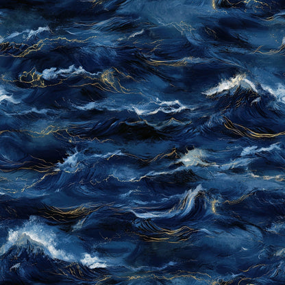 Gilded Depths Pattern 40 Minky Fabric