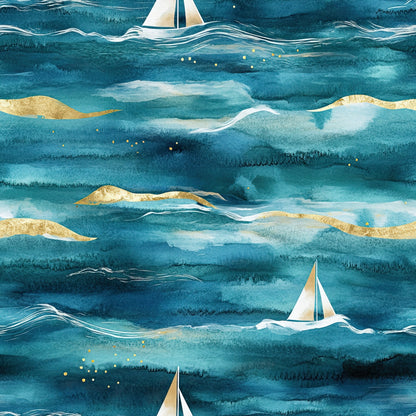 Gilded Depths Pattern 4 Minky Fabric