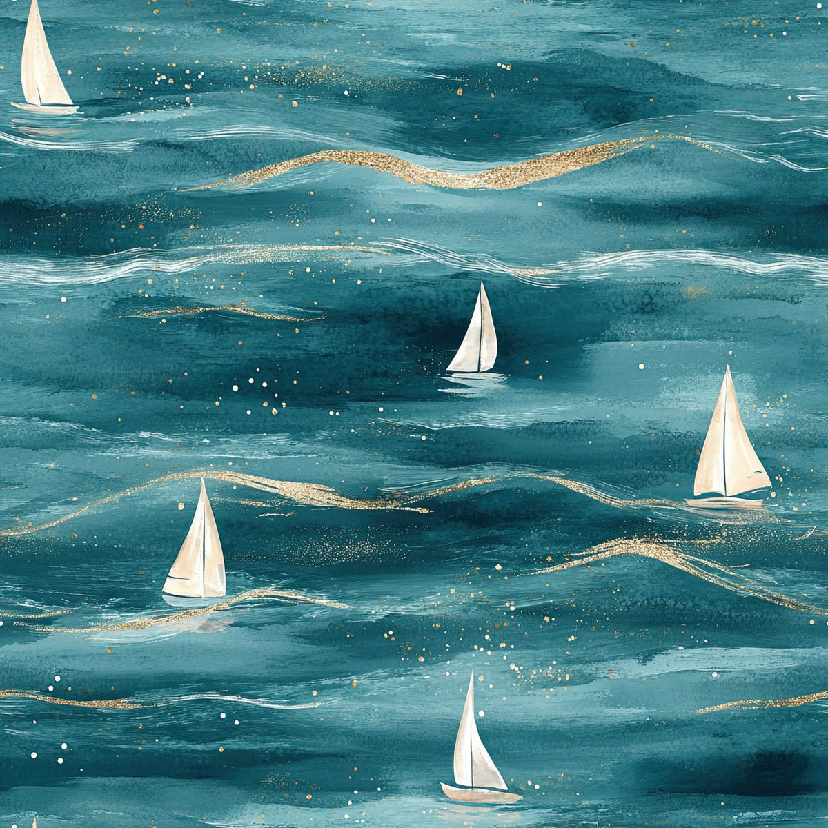 Gilded Depths Pattern 5 Minky Fabric