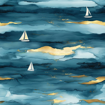 Gilded Depths Pattern 6 Minky Fabric