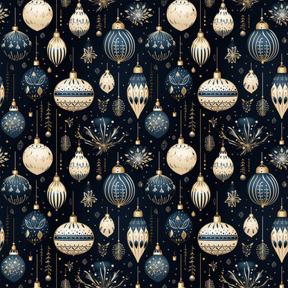 Midnight Noel Pattern 10 Minky Fabric
