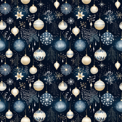 Midnight Noel Pattern 3 Minky Fabric