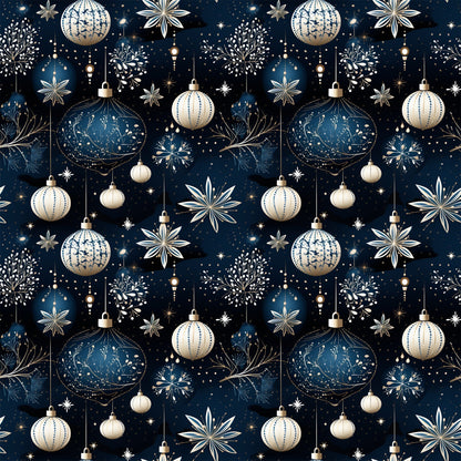 Midnight Noel Pattern 6 Minky Fabric