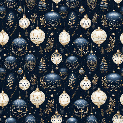 Midnight Noel Pattern 7 Minky Fabric