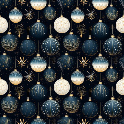 Midnight Noel Pattern 8 Minky Fabric
