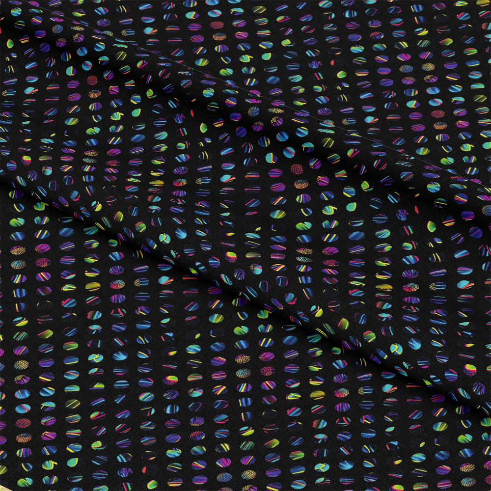 Neon Daisy Pattern 22 Quilting Cotton Fabric