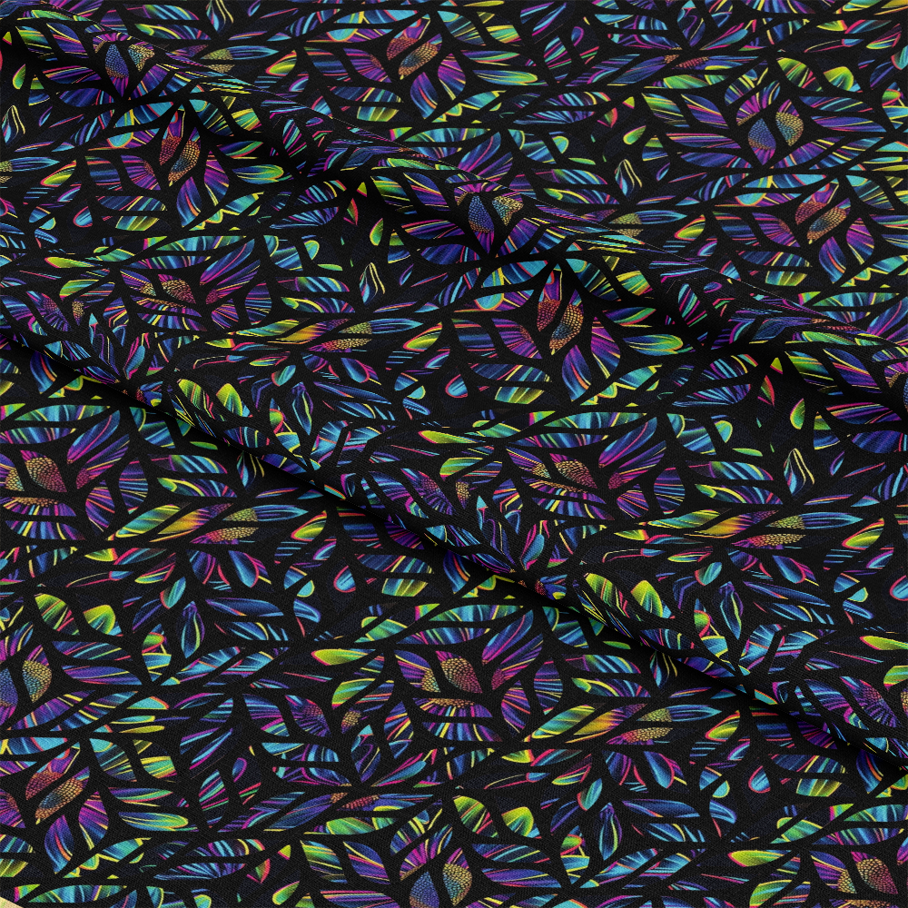 Neon Daisy Pattern 29 Quilting Cotton Fabric