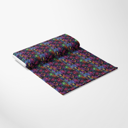 Neon Daisy Pattern 31 Quilting Cotton Fabric