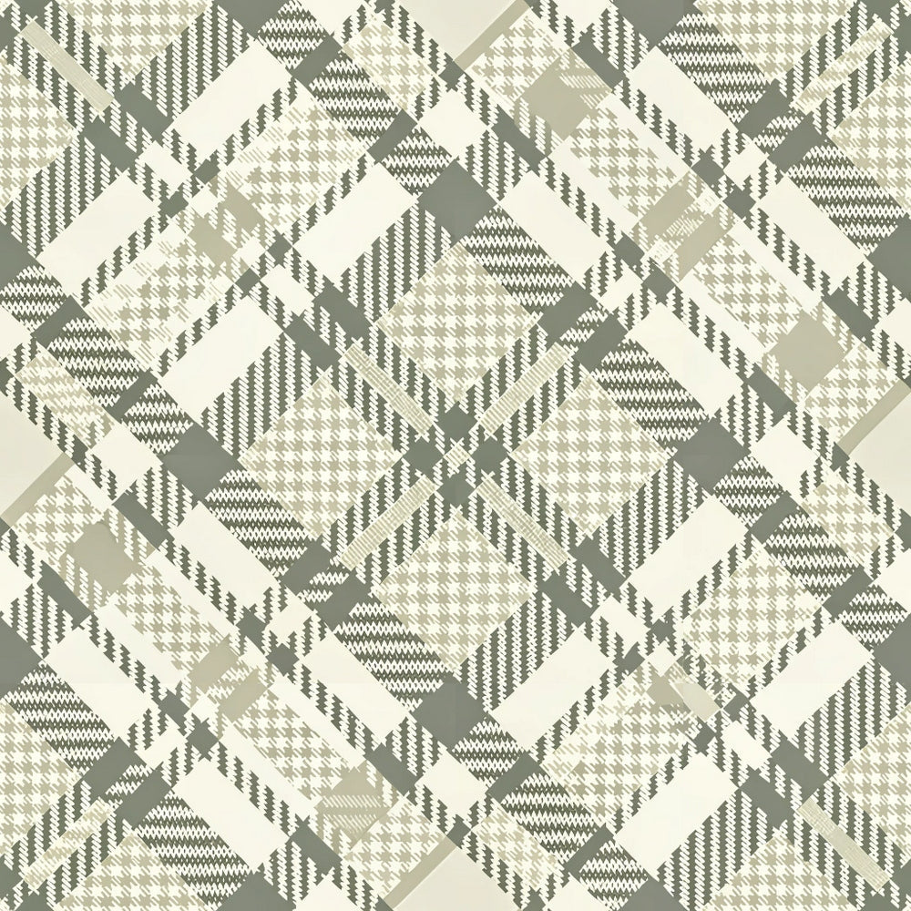 Neutral Houndstooth Pattern 4 Quilting Cotton Fabric