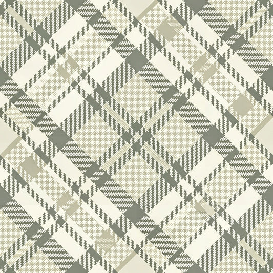 Neutral Houndstooth Pattern 4 Quilting Cotton Fabric