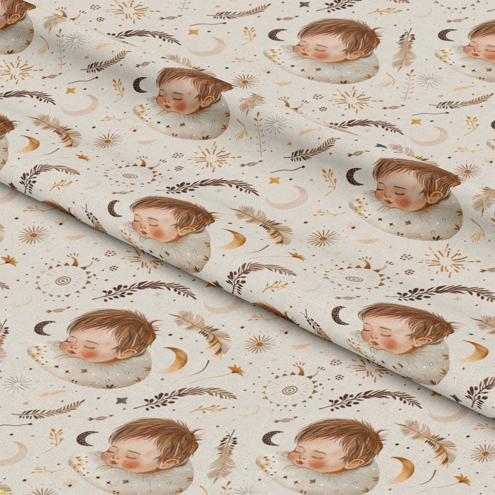 Neutral Newborn Pattern 25 Quilting Cotton Fabric
