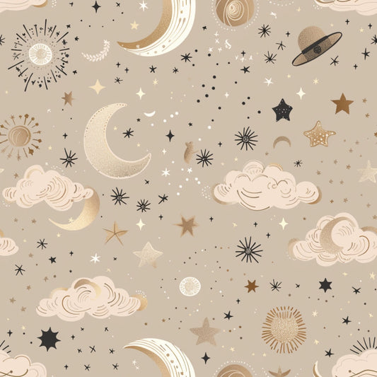 Neutral Newborn Pattern 9 Quilting Cotton Fabric