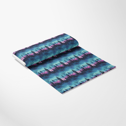 Northern Lights Forest Pattern 13 Quilting Cotton Fabric
