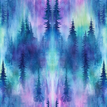 Aurora Pines Pattern 15 Minky Fabric