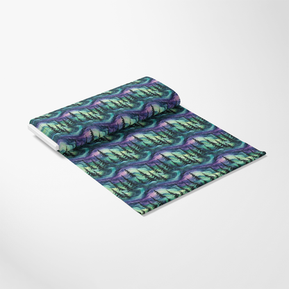 Northern Lights Forest Pattern 16 Quilting Cotton Fabric