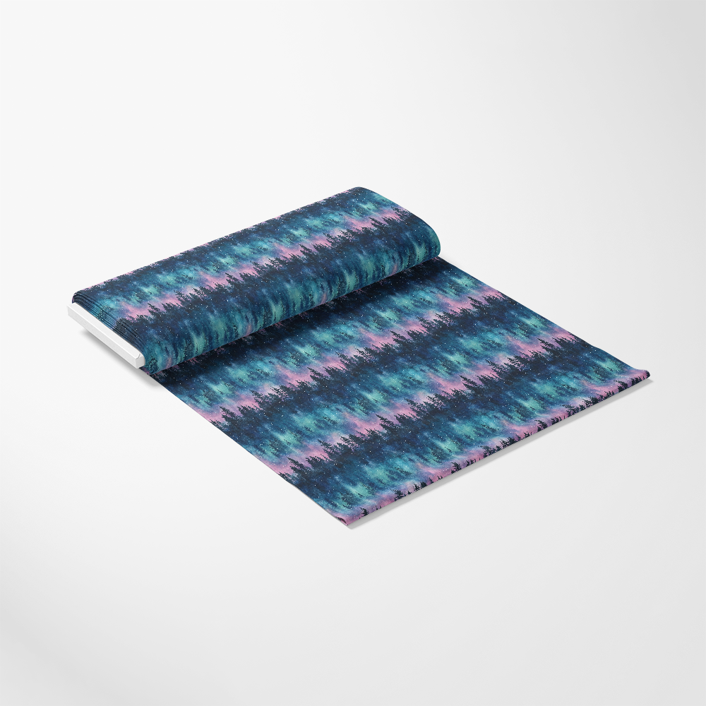 Northern Lights Forest Pattern 19 Quilting Cotton Fabric