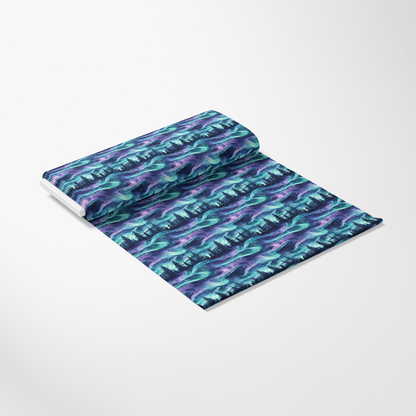 Northern Lights Forest Pattern 24 Quilting Cotton Fabric