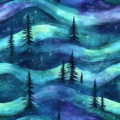 Aurora Pines Pattern 29 Minky Fabric