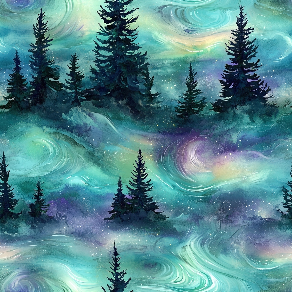 Aurora Pines Pattern 31 Minky Fabric