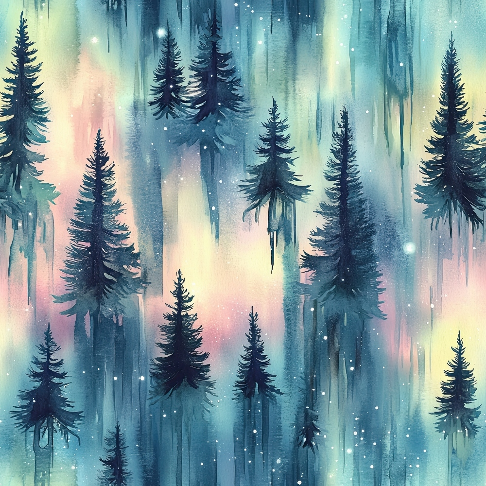 Aurora Pines Pattern 33 Minky Fabric