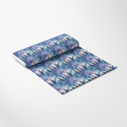 Northern Lights Forest Pattern 5 Quilting Cotton Fabric