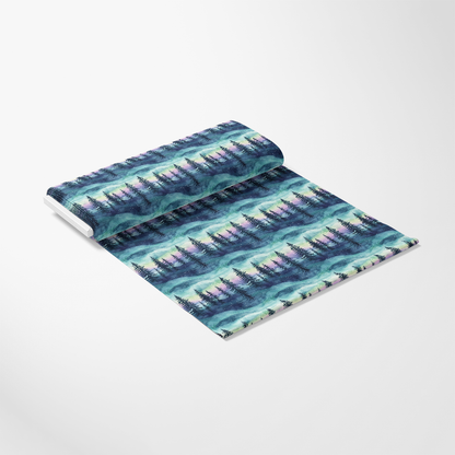 Northern Lights Forest Pattern 9 Quilting Cotton Fabric