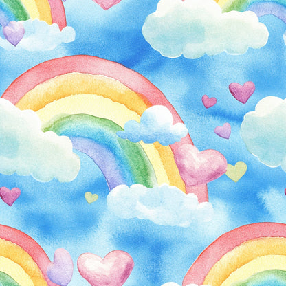 Pastel Sky Dreams Pattern 1 Minky Fabric
