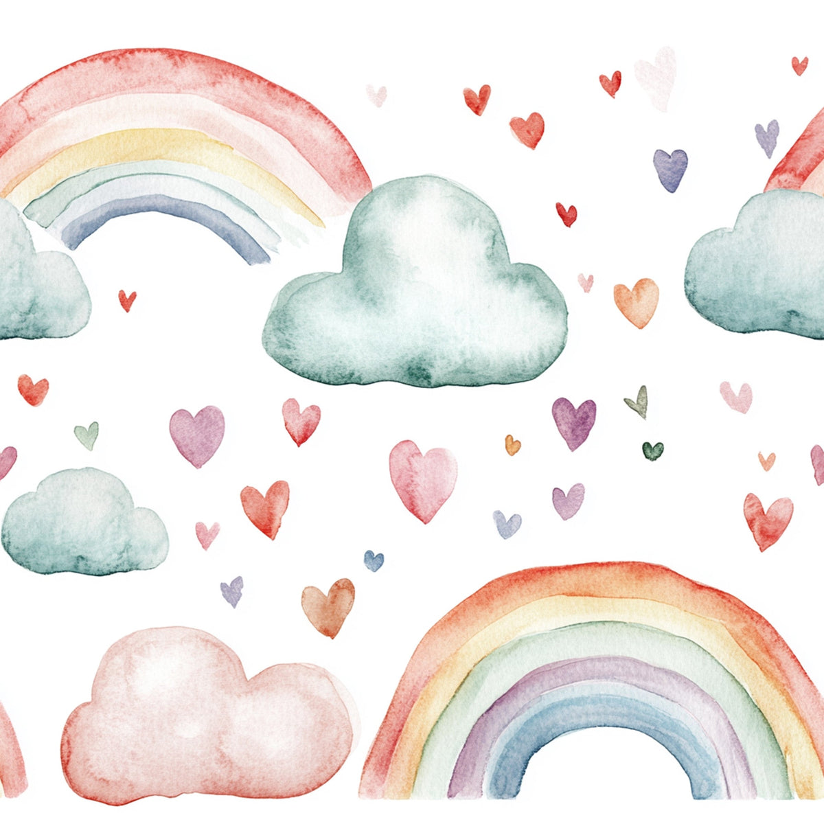 Pastel Sky Dreams Pattern 2 Minky Fabric