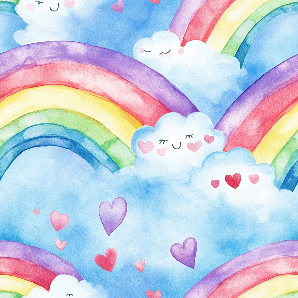 Pastel Sky Dreams Pattern 8 Minky Fabric