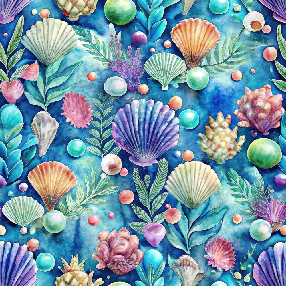 Tidal Treasures Pattern 6 Minky Fabric