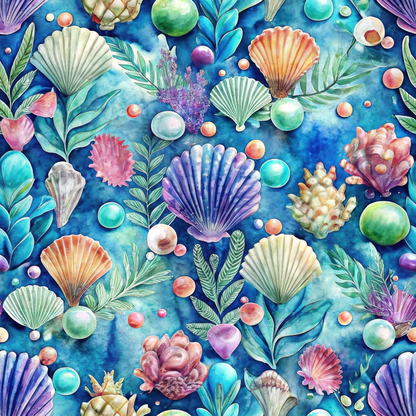 Tidal Treasures Pattern 6 Minky Fabric