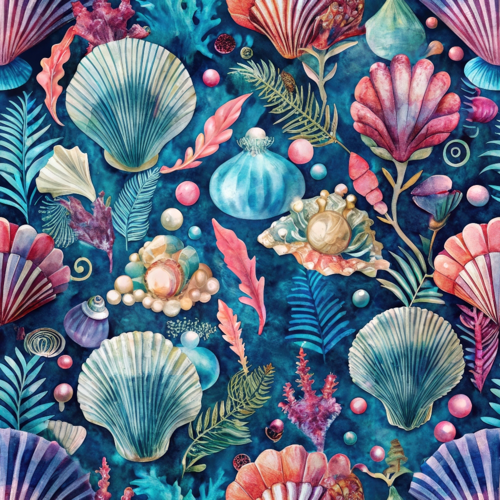 Tidal Treasures Pattern 7 Minky Fabric