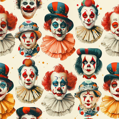 Big Top Jesters Pattern 11 Minky Fabric