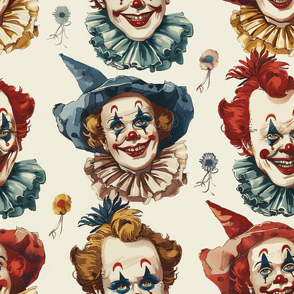 Big Top Jesters Pattern 1 Minky Fabric